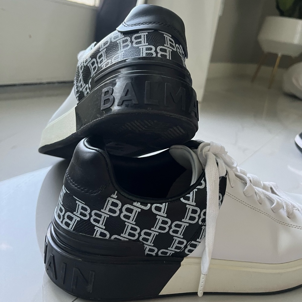 Balmain B-court low top sneakers
